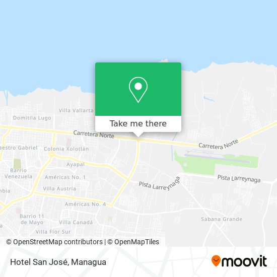 Hotel San José map