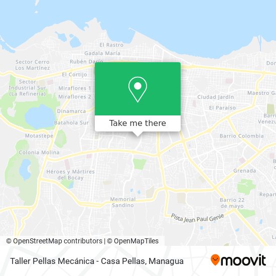 Taller Pellas Mecánica - Casa Pellas map