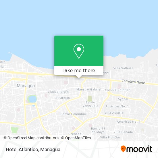 Hotel Atlántico map
