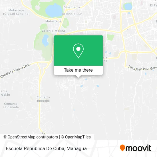 Escuela República De Cuba map