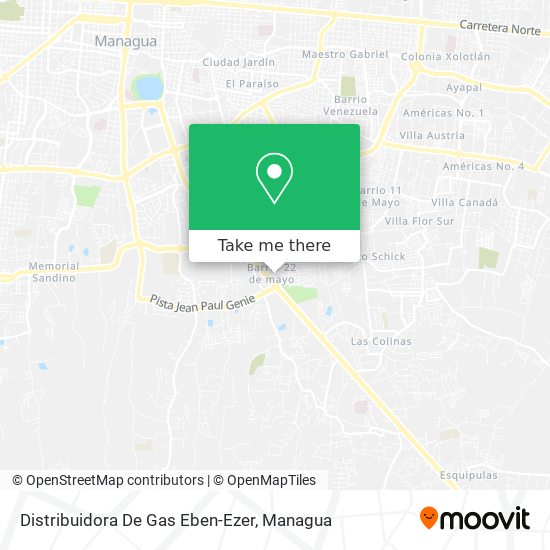 Distribuidora De Gas Eben-Ezer map