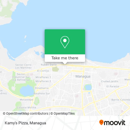 Kamy's Pizza map