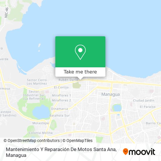 Mantenimiento Y Reparación De Motos Santa Ana map