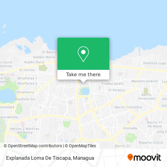 Explanada Loma De Tiscapa map