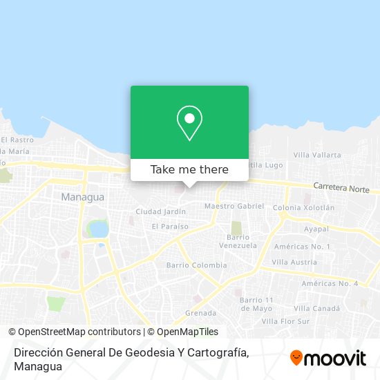 Dirección General De Geodesia Y Cartografía map