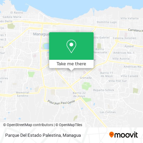 Mapa de Parque Del Estado Palestina