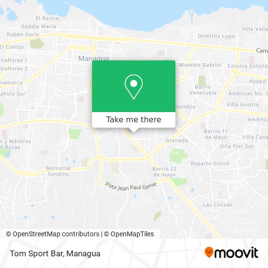 Tom Sport Bar map