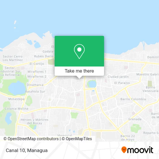 Canal 10 map