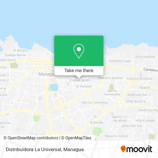 Distribuidora La Universal map