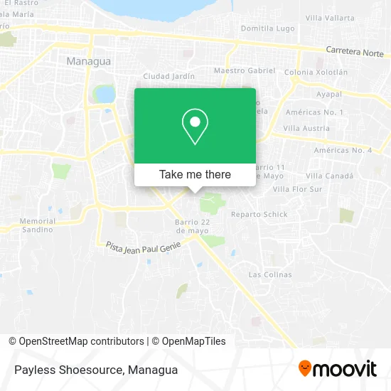 Payless Shoesource map