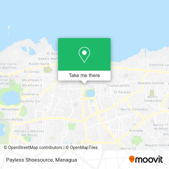 Mapa de Payless Shoesource