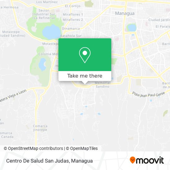 Centro De Salud San Judas map