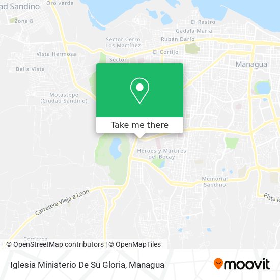 Iglesia Ministerio De Su Gloria map