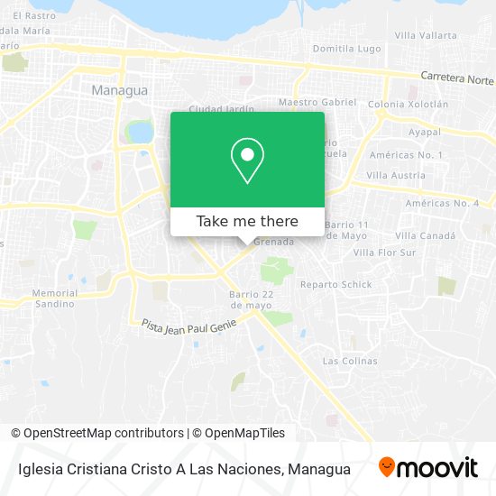 Iglesia Cristiana Cristo A Las Naciones map