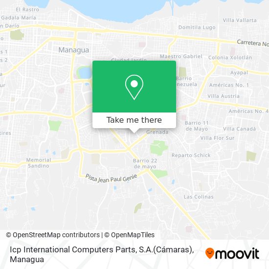 Icp International  Computers Parts, S.A.(Cámaras) map