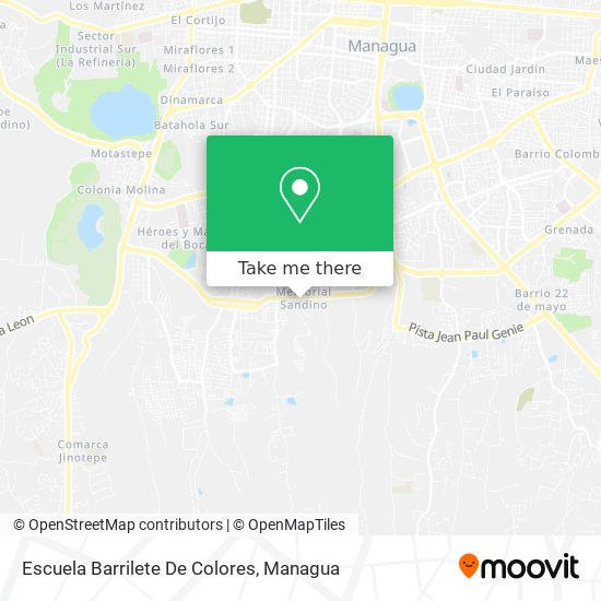 Escuela Barrilete De Colores map