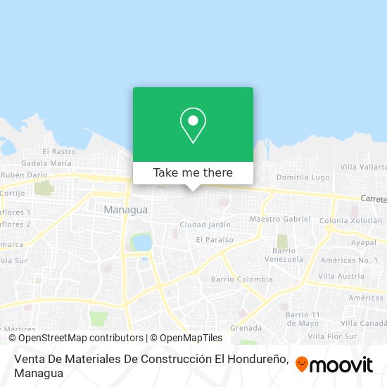 Venta De Materiales De Construcción El Hondureño map