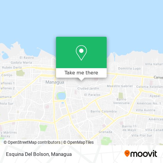 Esquina Del Bolson map