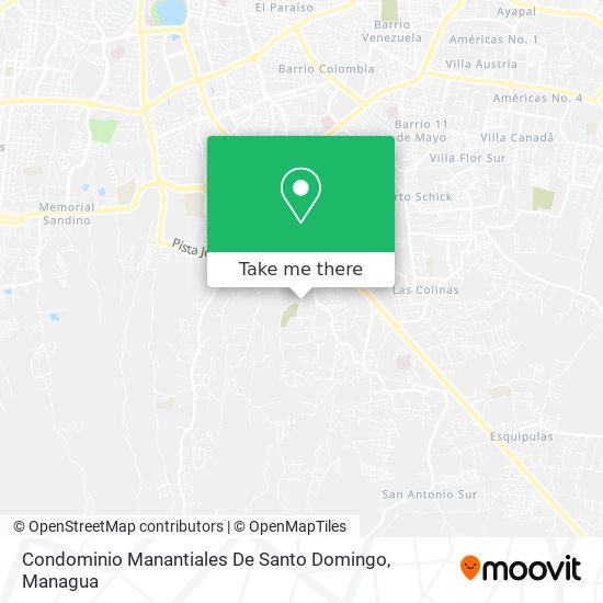 Condominio Manantiales De Santo Domingo map