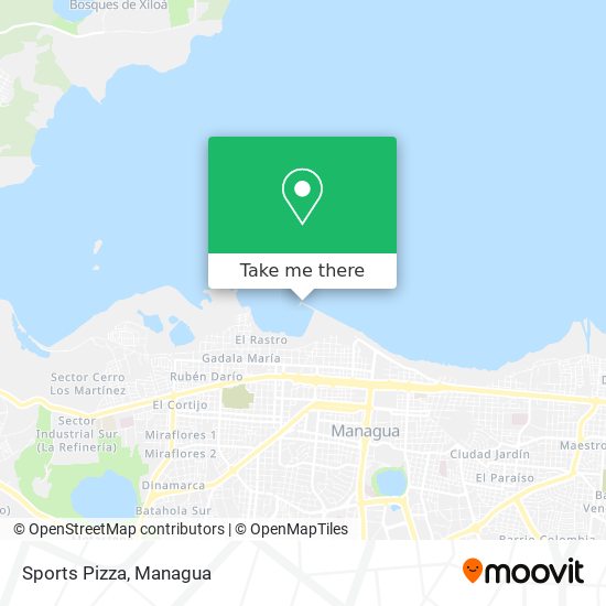 Sports Pizza map