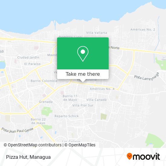 Pizza Hut map