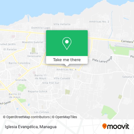 Mapa de Iglesia Evangélica