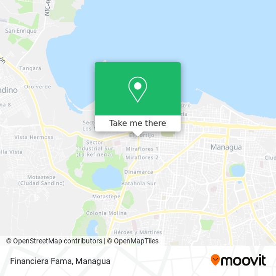 Mapa de Financiera Fama