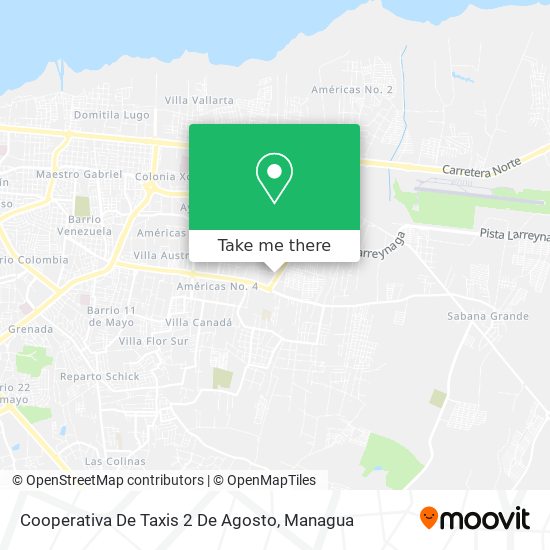 Cooperativa De Taxis 2 De Agosto map