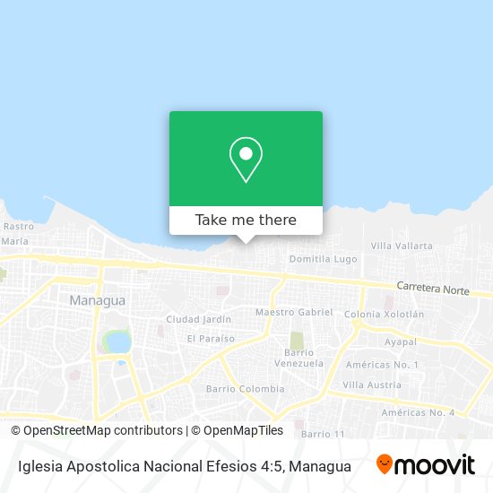 Iglesia Apostolica Nacional Efesios 4:5 map