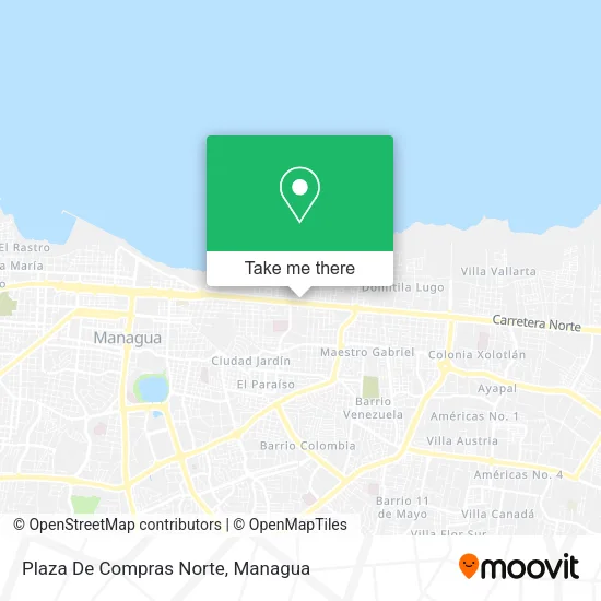 Plaza De Compras Norte map