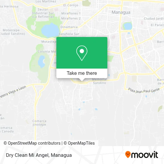 Dry Clean Mi Angel map