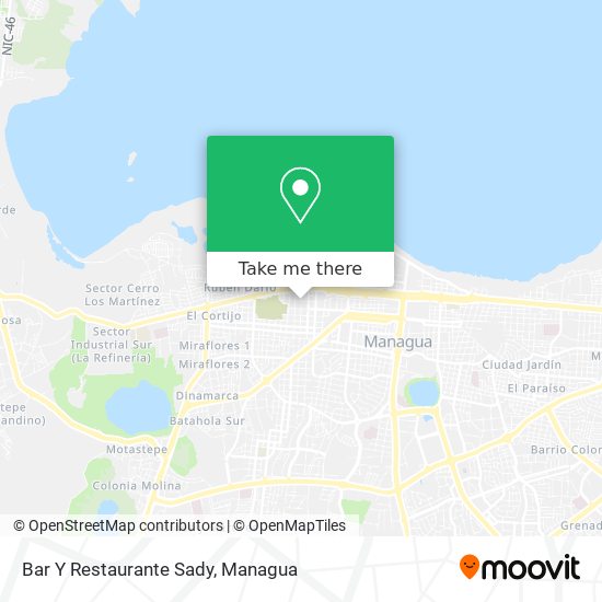 Bar Y Restaurante Sady map