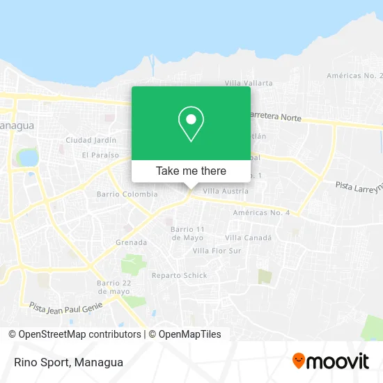 Rino Sport map