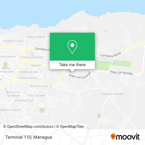 Terminal 110 map