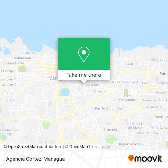 Agencia Cortez map