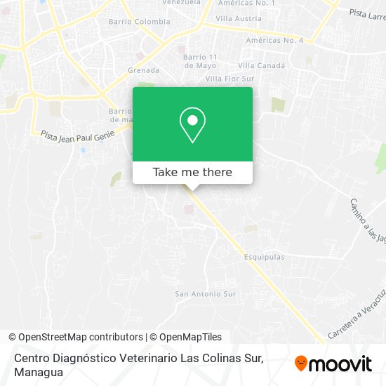 Centro Diagnóstico Veterinario Las Colinas Sur map