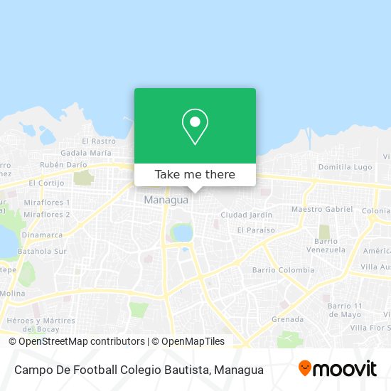 Campo De Football Colegio Bautista map