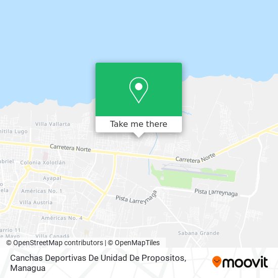 Canchas Deportivas De Unidad De Propositos map