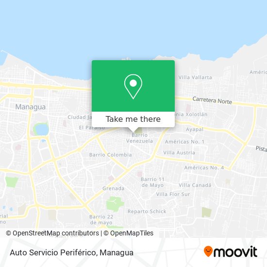 Auto Servicio Periférico map