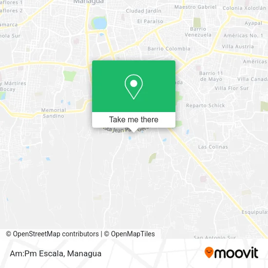 Am:Pm Escala map