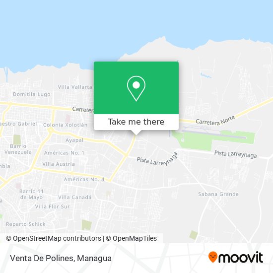 Venta De Polines map