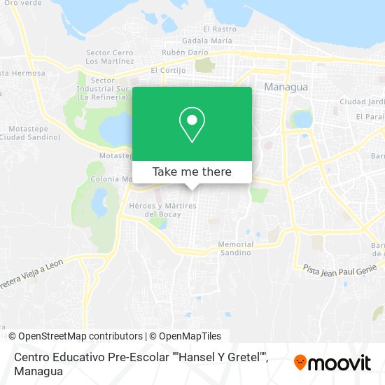 Mapa de Centro Educativo Pre-Escolar ""Hansel Y Gretel""