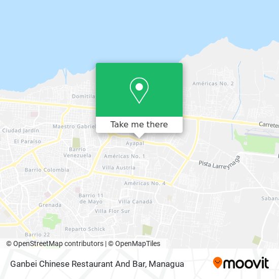 Ganbei Chinese Restaurant And Bar map