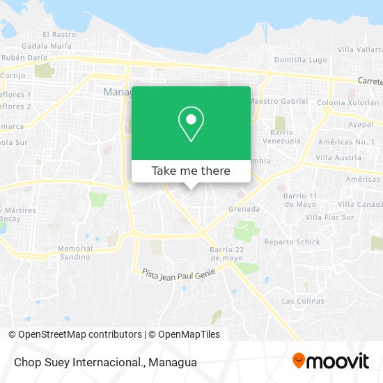 Chop Suey Internacional. map