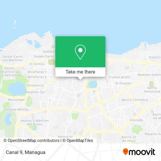 Canal 9 map