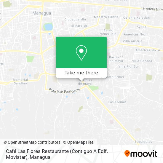 Café Las Flores Restaurante (Contiguo A Edif. Movistar) map