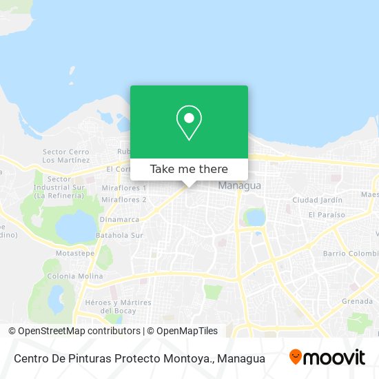 Centro De Pinturas Protecto Montoya. map