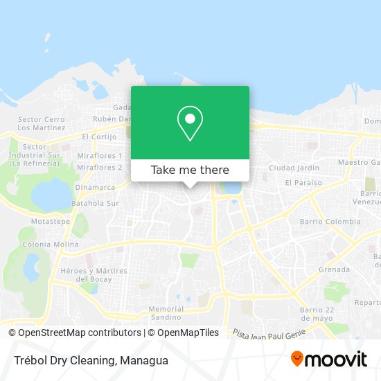 Trébol Dry Cleaning map