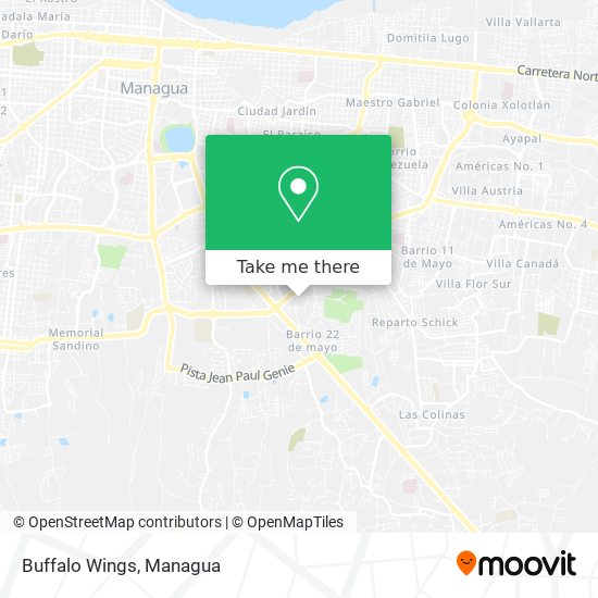 Buffalo Wings map