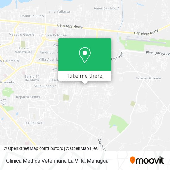 Clínica Médica Veterinaria La Villa map